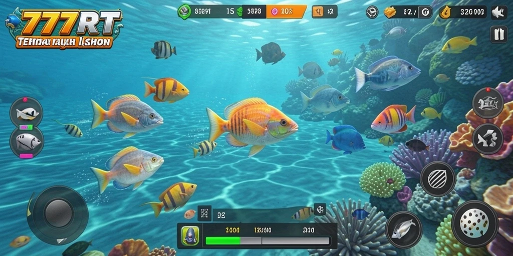 Gameplay 777RT yang seru dengan aksi Tembak Ikan yang mendebarkan.