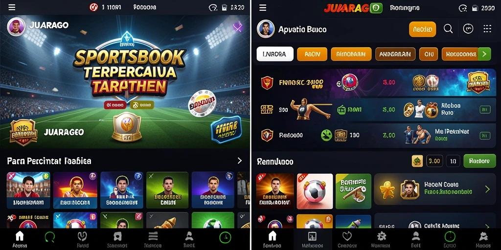 Tampilan gameplay JUARAGO yang menarik dan interaktif untuk taruhan.