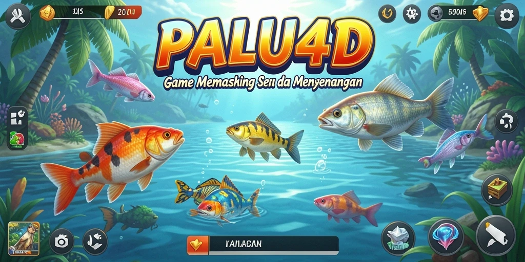 Screenshot gameplay PALU4D menampilkan pengalaman memancing yang seru.