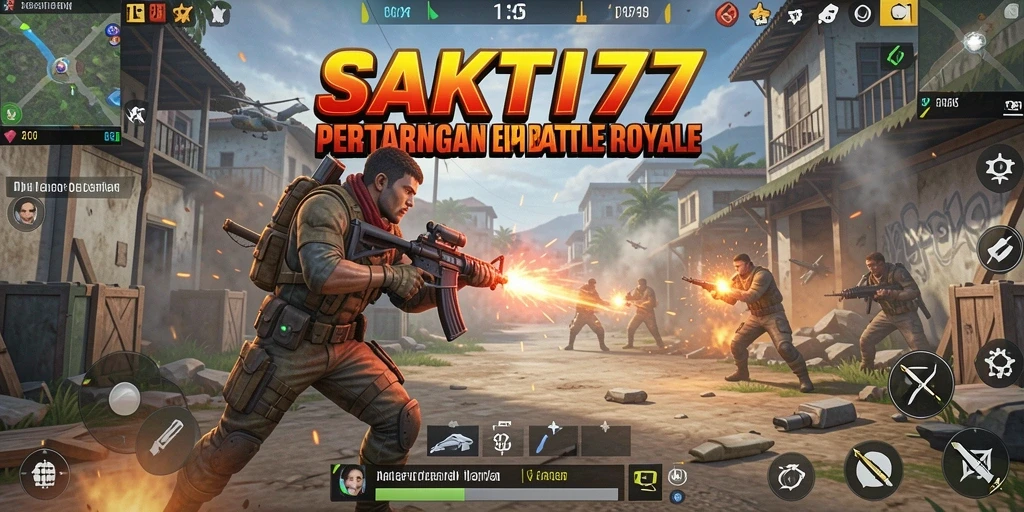 Gambaran gameplay luar biasa di SAKTI77 saat bertarung di arena.