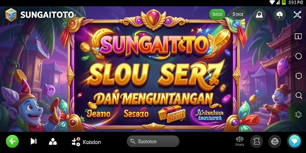 Tampilan menarik dari gameplay SUNGAITOTO yang seru.
