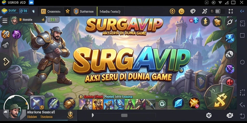 Gameplay SURGAVIP yang mendebarkan dan penuh aksi.