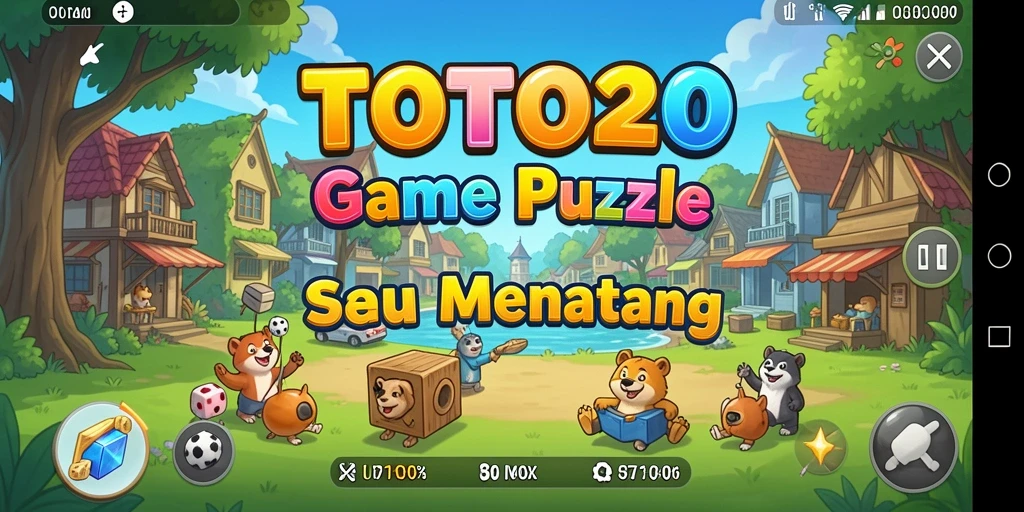 Screenshot TOTO20 menunjukkan keseruan menyelesaikan teka-teki puzzle.