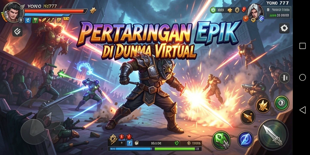 Gameplay YONO777 menampilkan pertarungan yang intens dan grafis yang memukau.